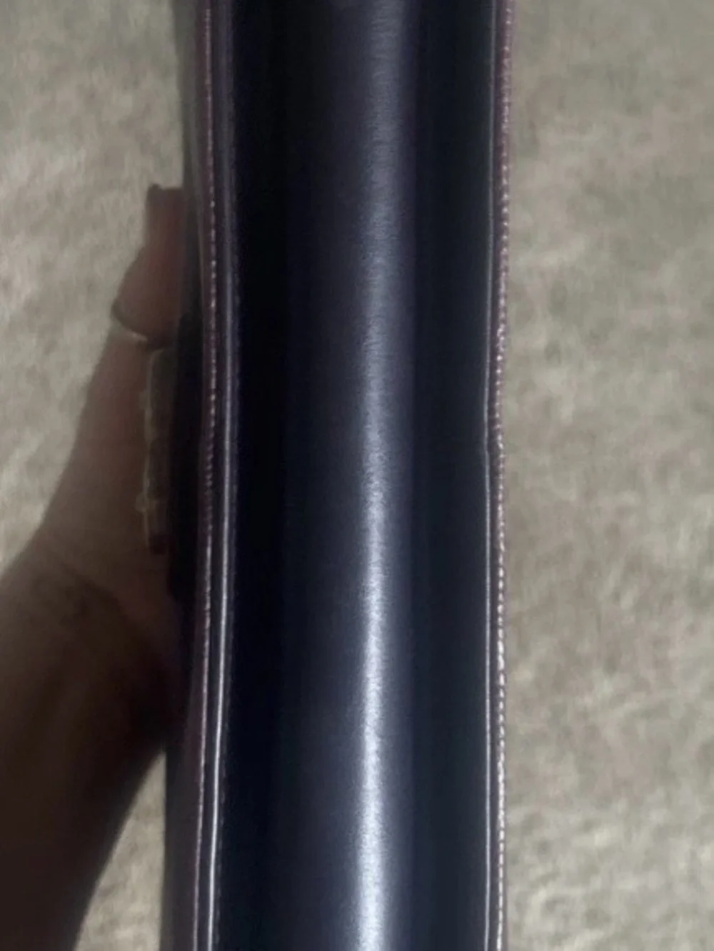 Rare Piece of CHANEL Craftsmanship — Prune Lizard Perfect Edge Flap